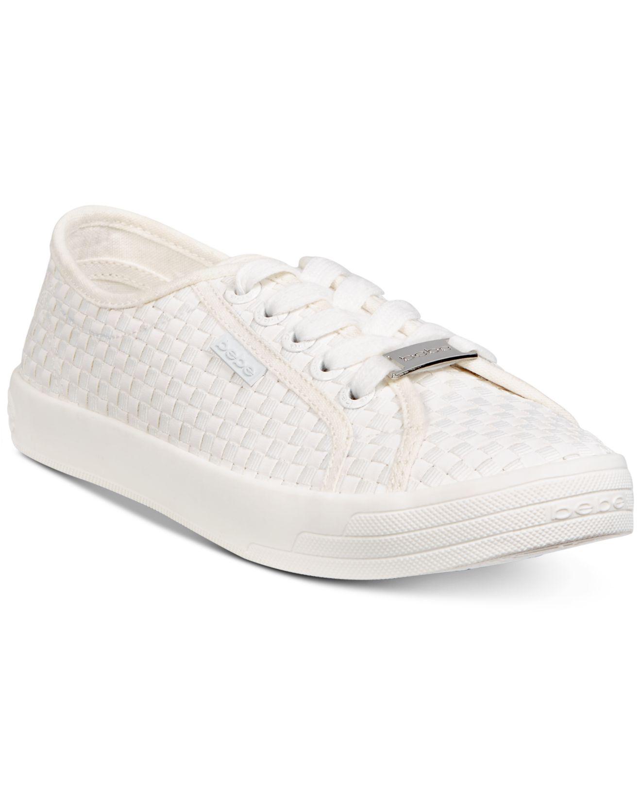 bebe dorey lace up sneakers