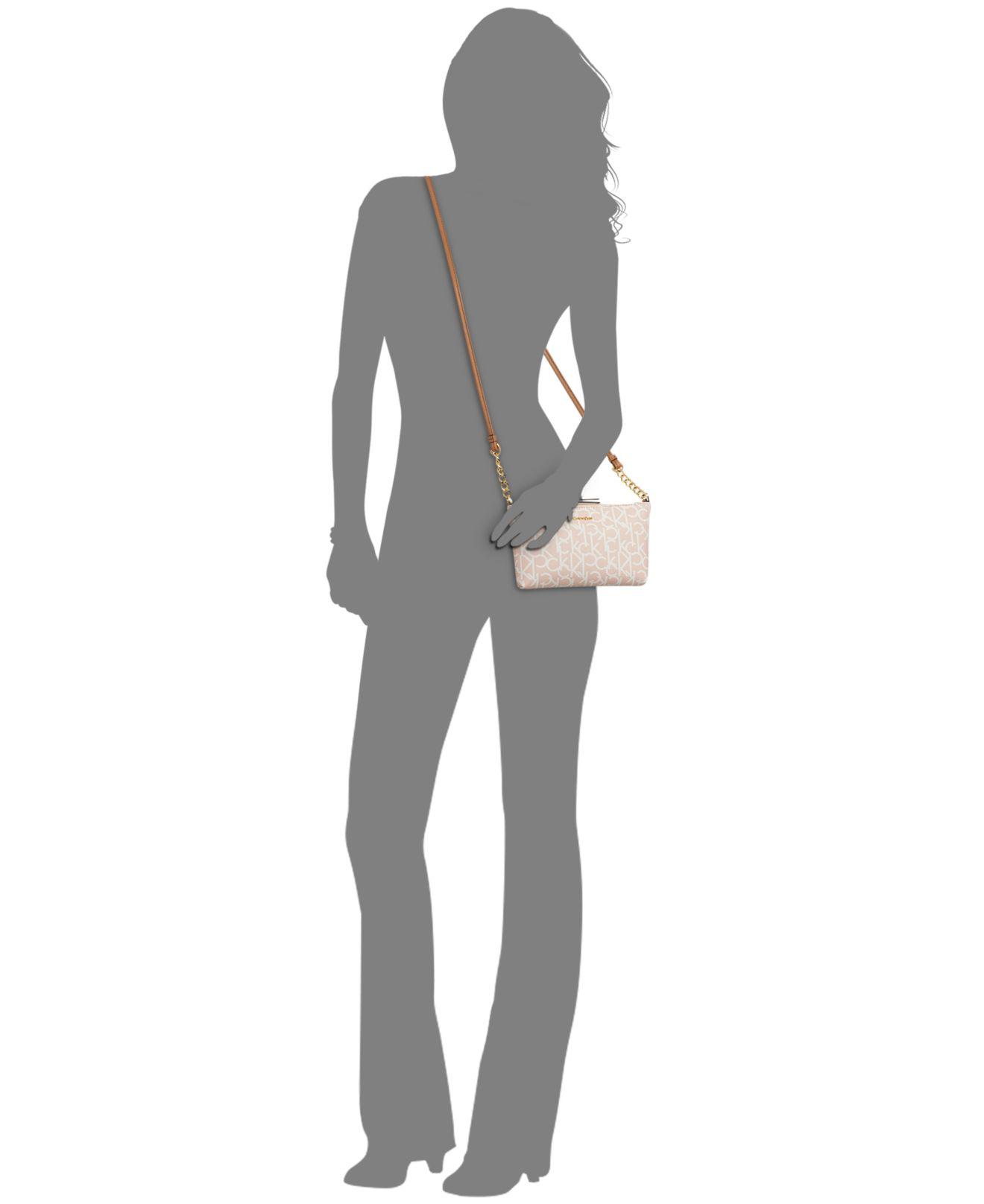 Calvin klein hayden signature chain tote hot sale