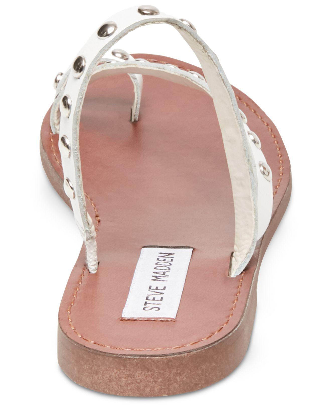 steve madden studded flat sandals