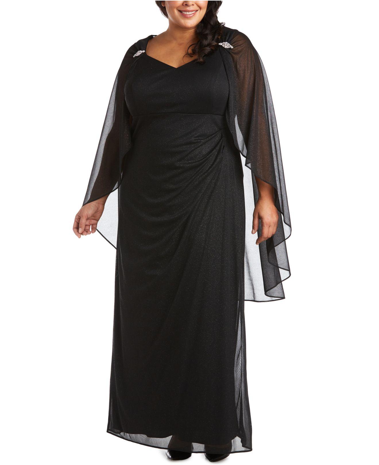 Metallic Black Cape-Style Gown Design by Tarun Tahiliani at Pernia's Pop Up  Shop 2024