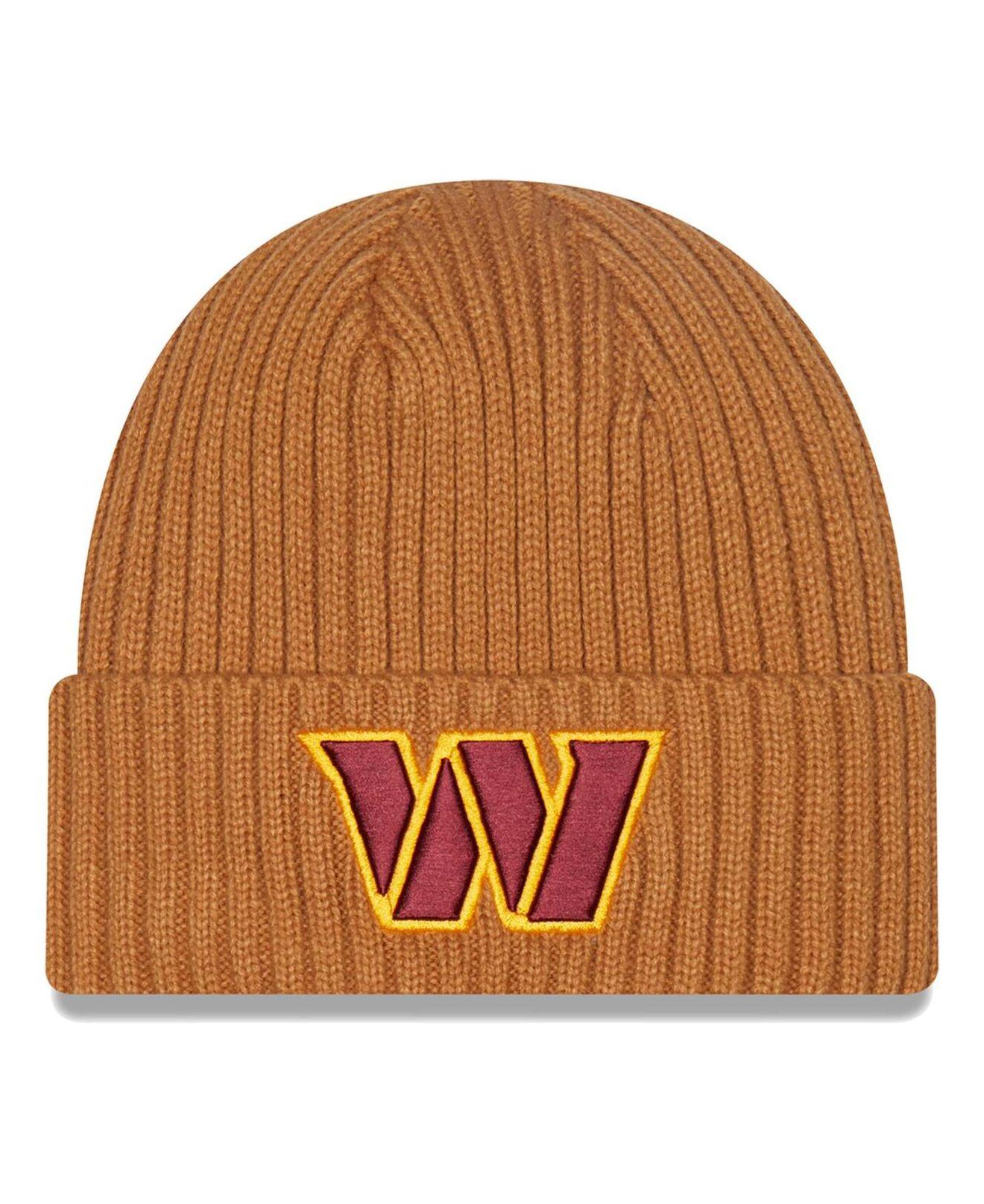 KTZ Brown Washington Commanders Core Classic Cuffed Knit Hat for Men