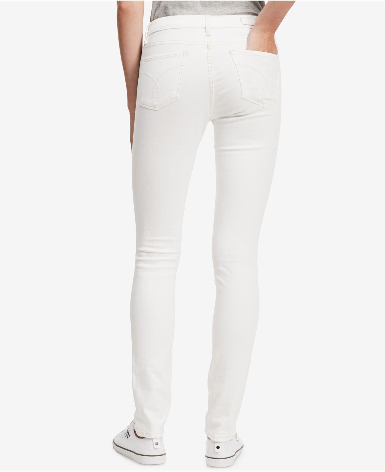 Calvin Klein Jeans, Ultimate Skinny-leg in White | Lyst