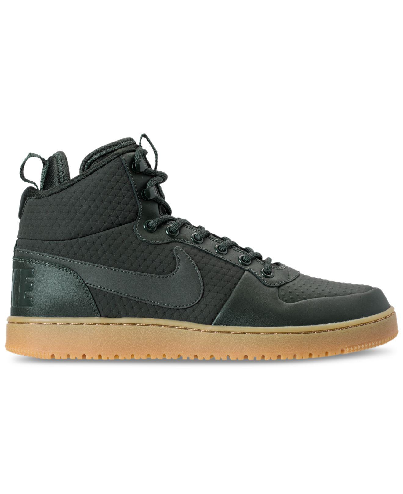 Nike Men's Court Borough Mid Winter Outdoor Casual Sneakers From Finish Line in Green for Men - Lyst