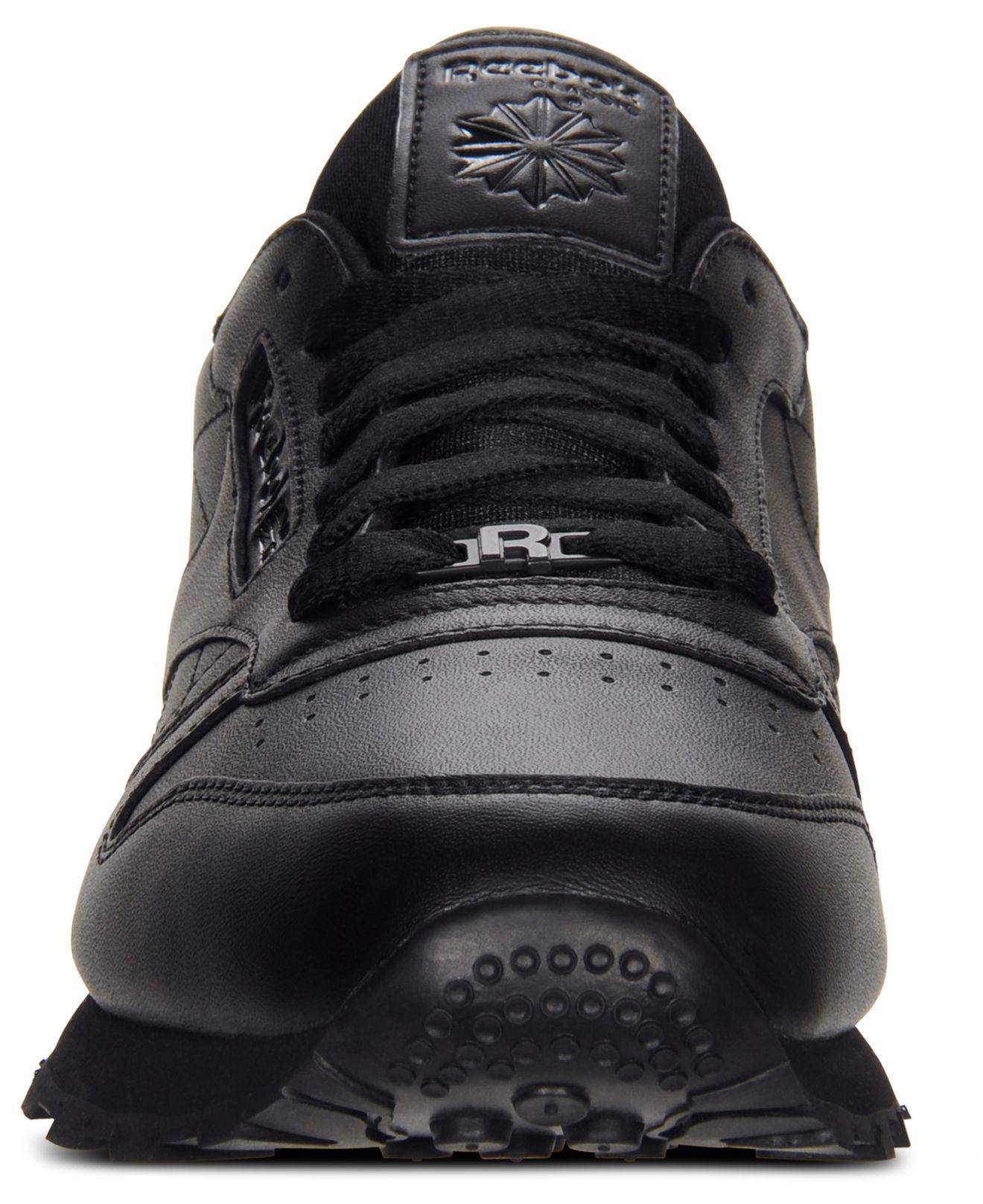 reebok classic trainers black