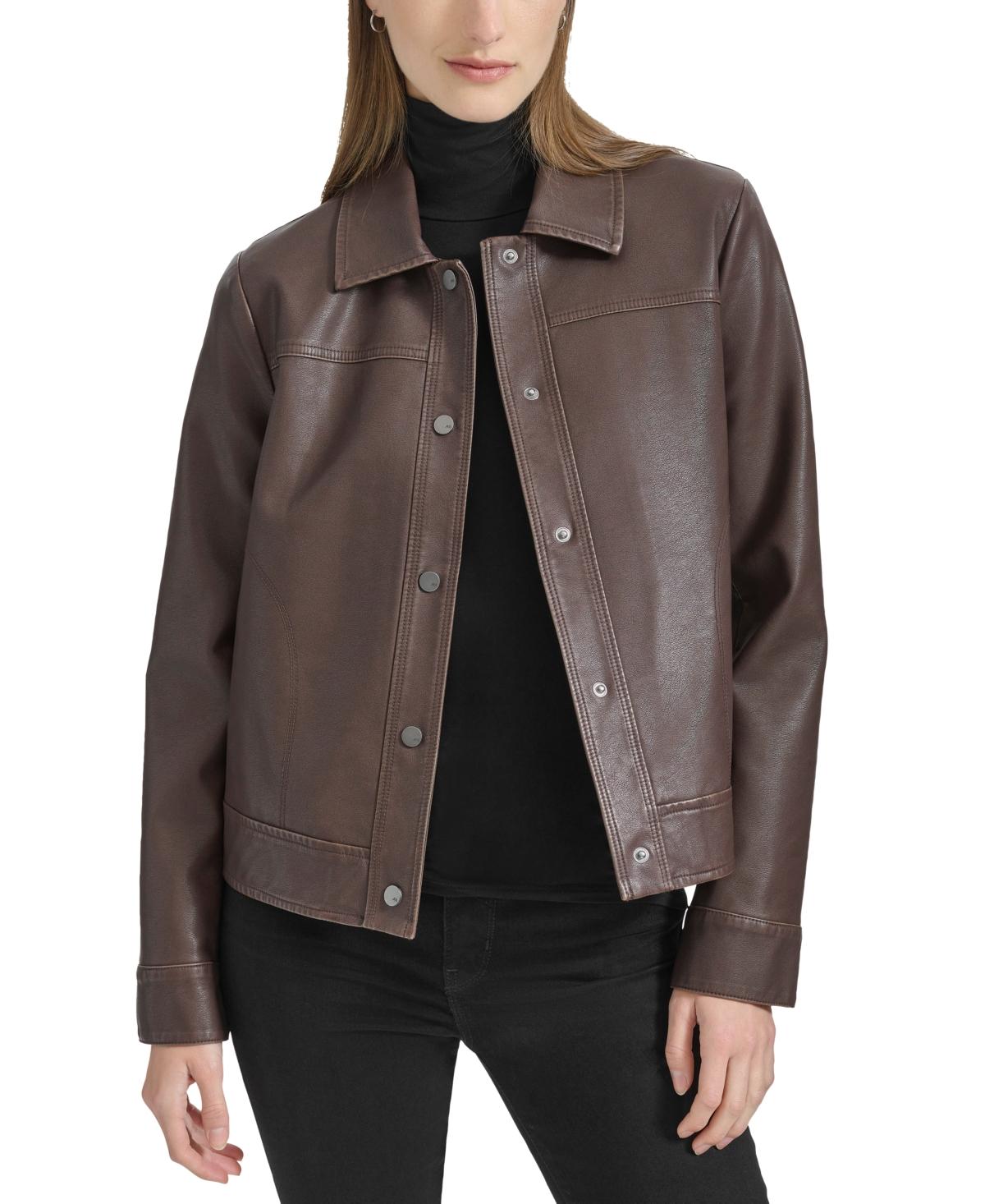Marc new york faux leather jacket hotsell