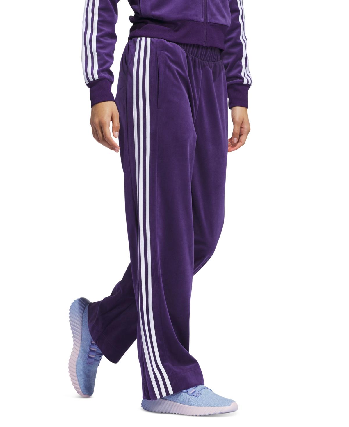 adidas Y2k Glam Velour Wide-leg Pants in Purple | Lyst