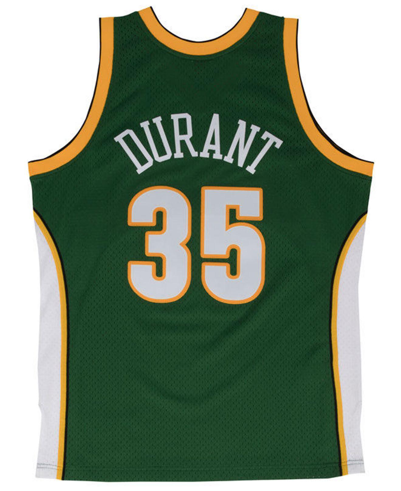 kevin durant green sonics jersey