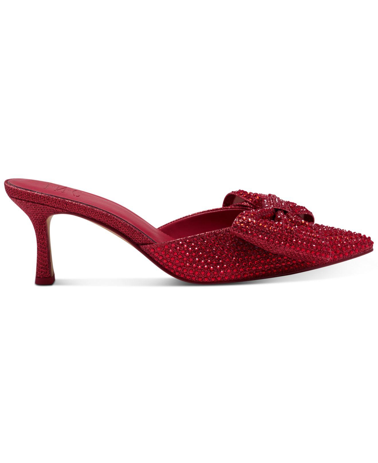INC International Concepts Galaxi Bow Mule Pumps, Created For Macy's in Red  | Lyst
