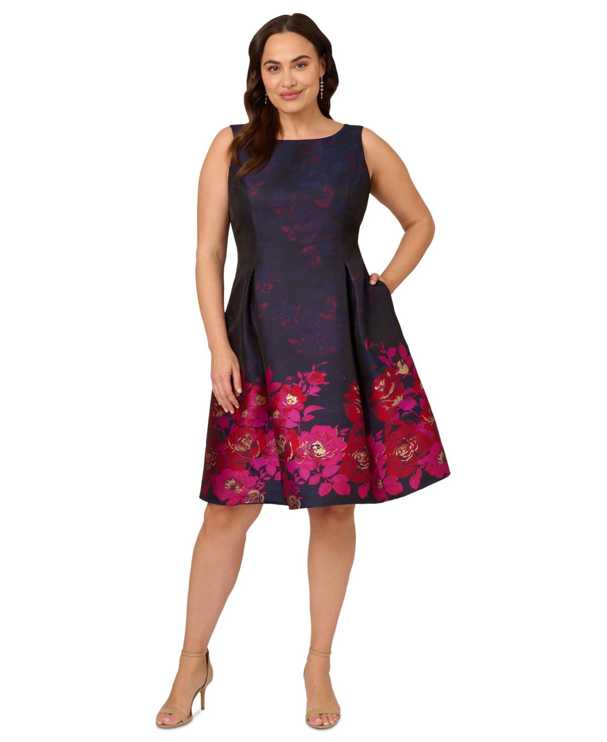 Adrianna papell mikado fit and flare hotsell