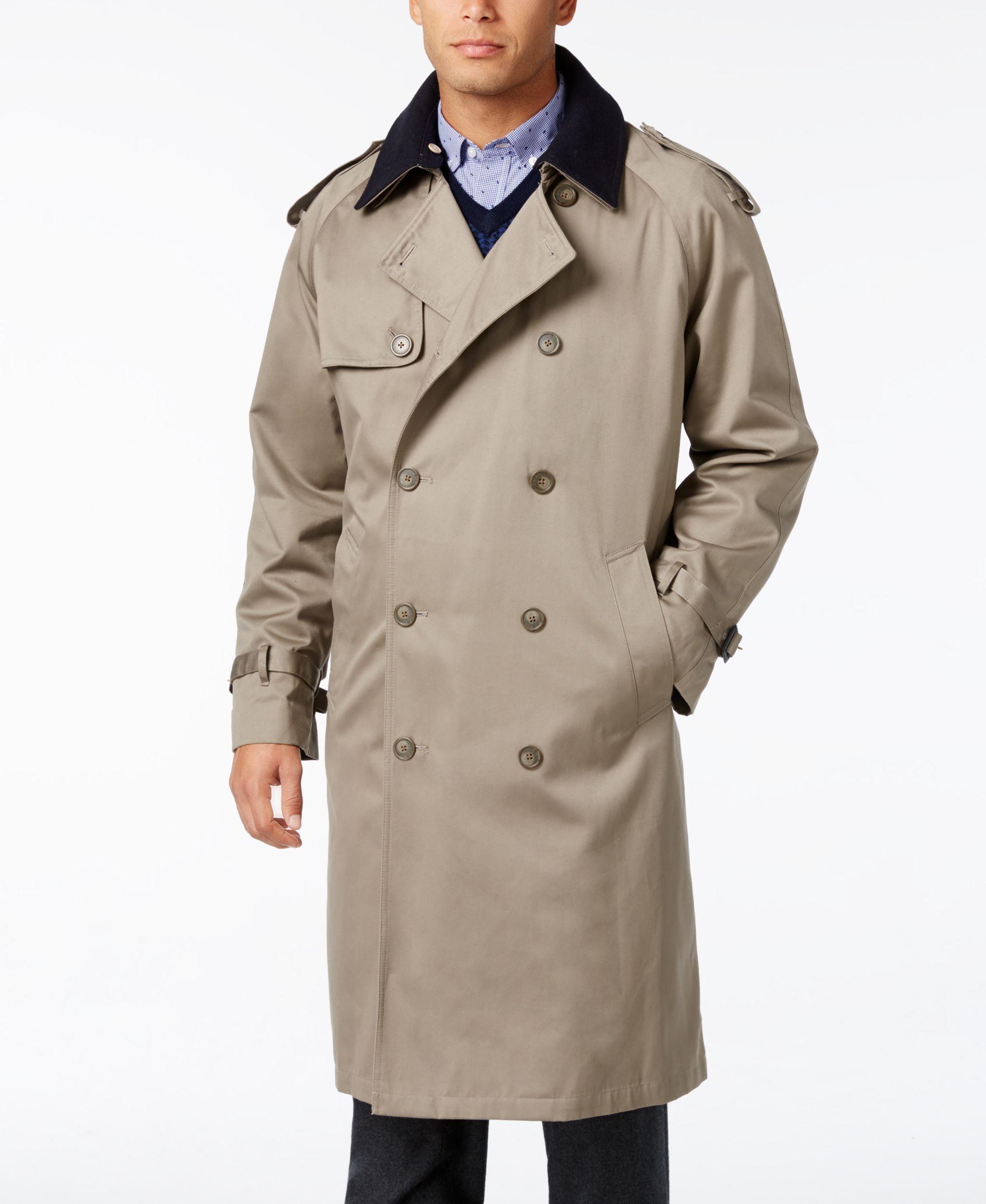 Lauren by Ralph Lauren Edmond Belted Trench Coat in Gray for Men | Lyst