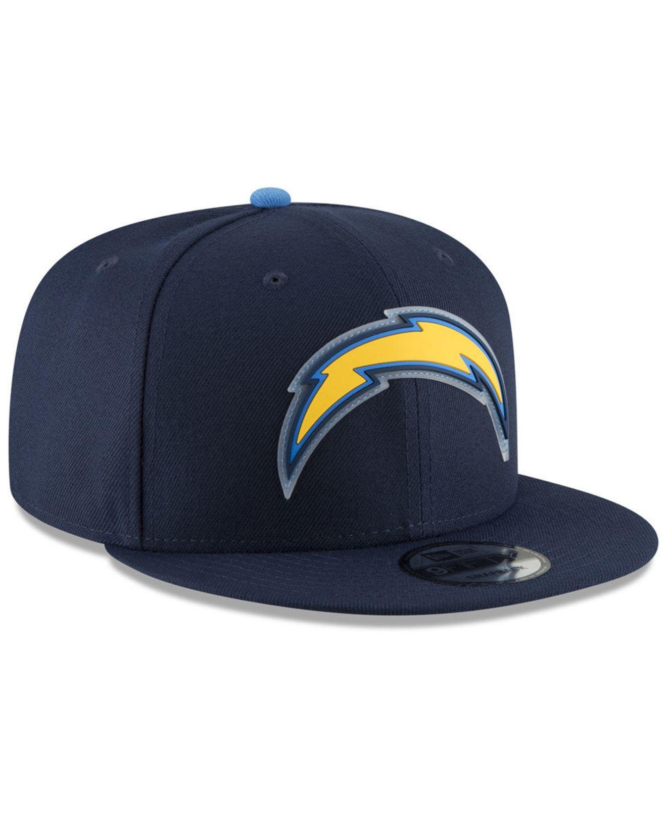 KTZ Rubber Los Angeles Chargers Team Clear 9fifty Snapback Cap in Navy  (Blue) for Men - Lyst