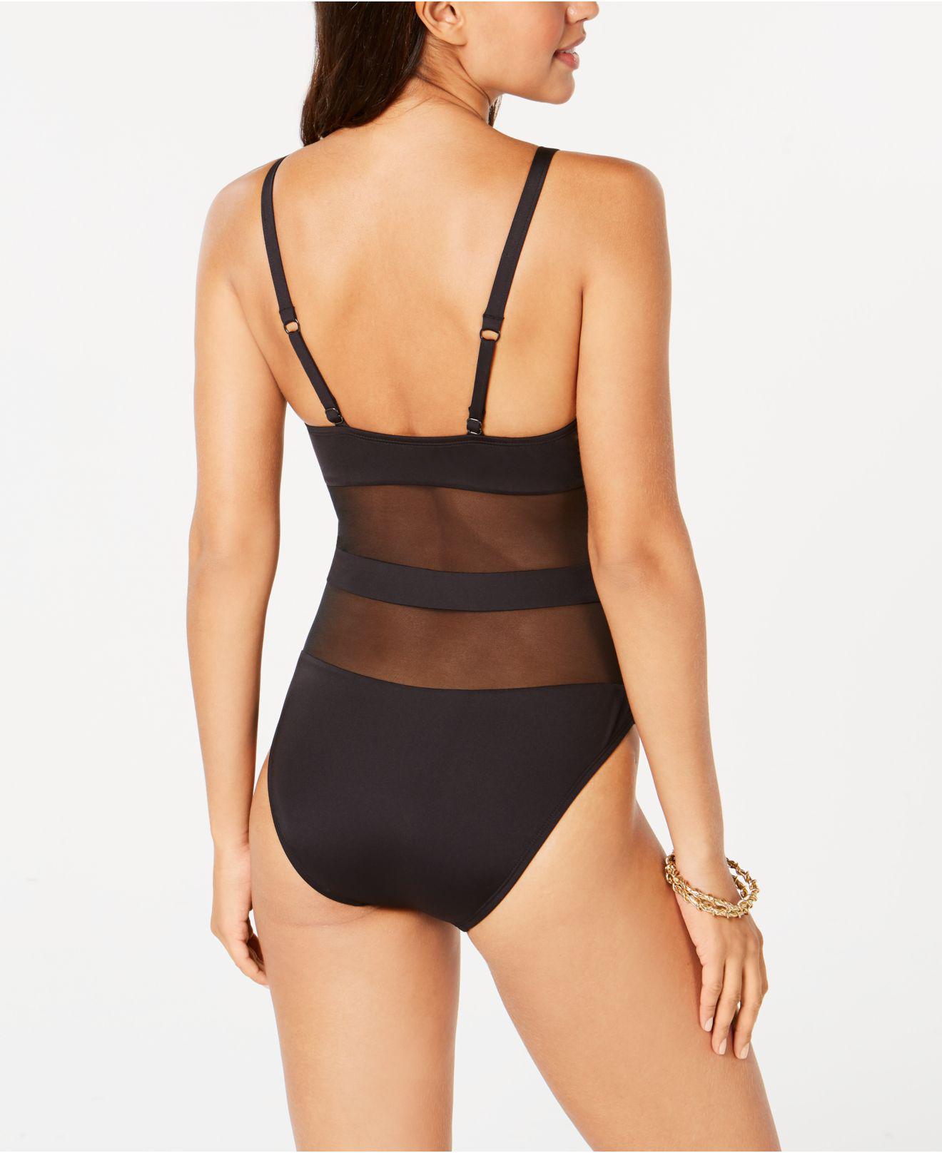 kenneth cole mesh swimsuit