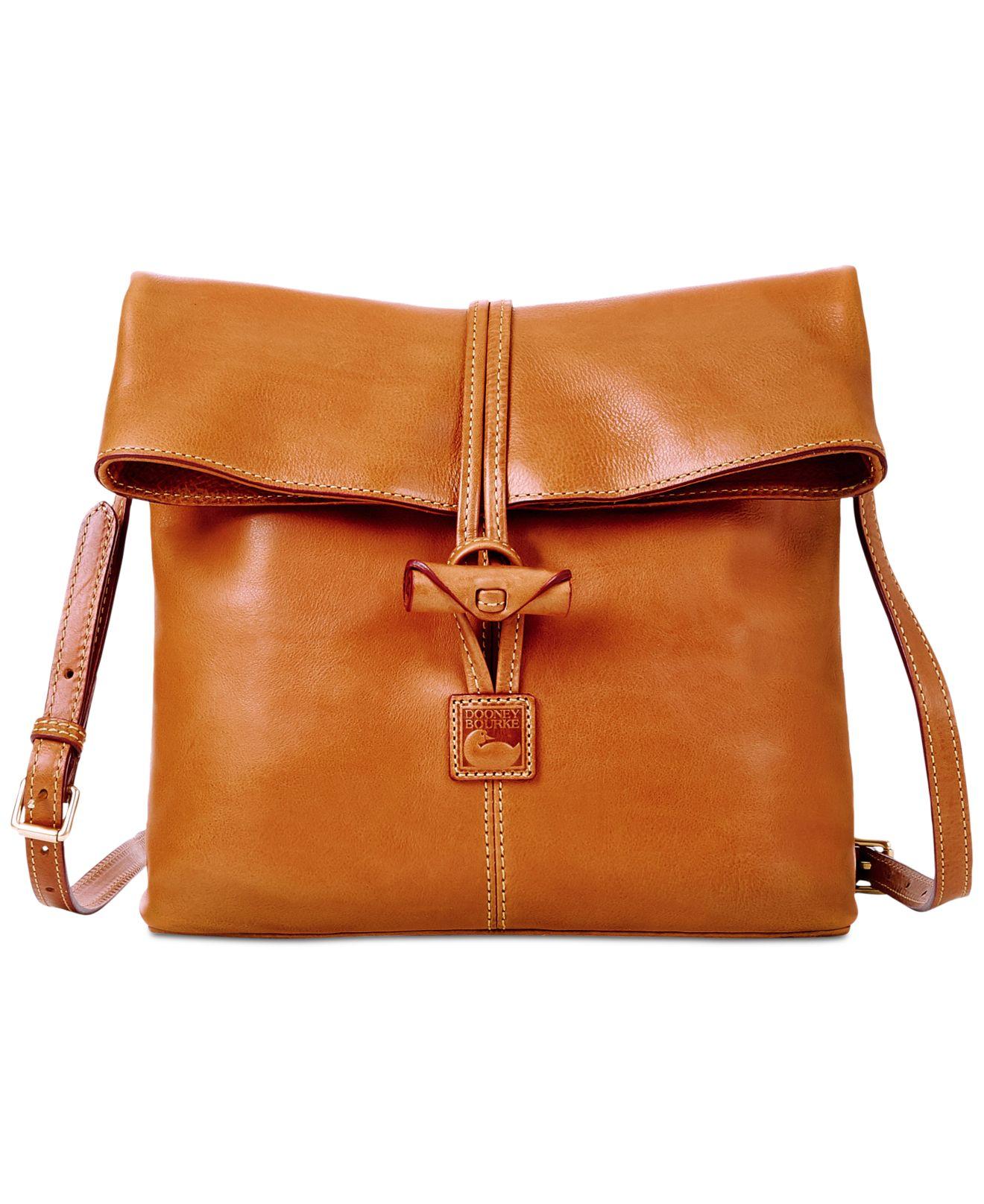 Dooney & Bourke Handbag, Florentine Medium Toggle Crossbody Bag in Brown