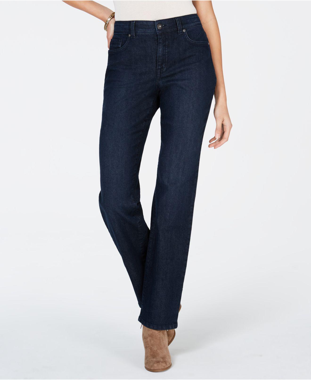 Lyst - Style & Co. Curvy-fit Straight Leg Jeans, Created For Macy's in Blue