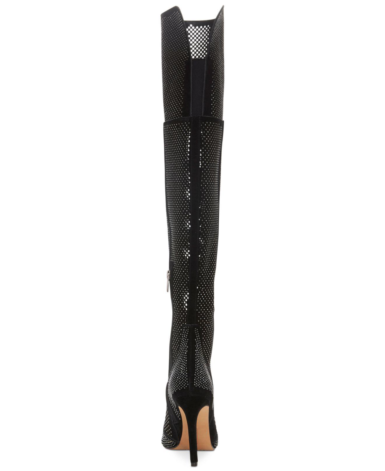 vince camuto thigh high heels