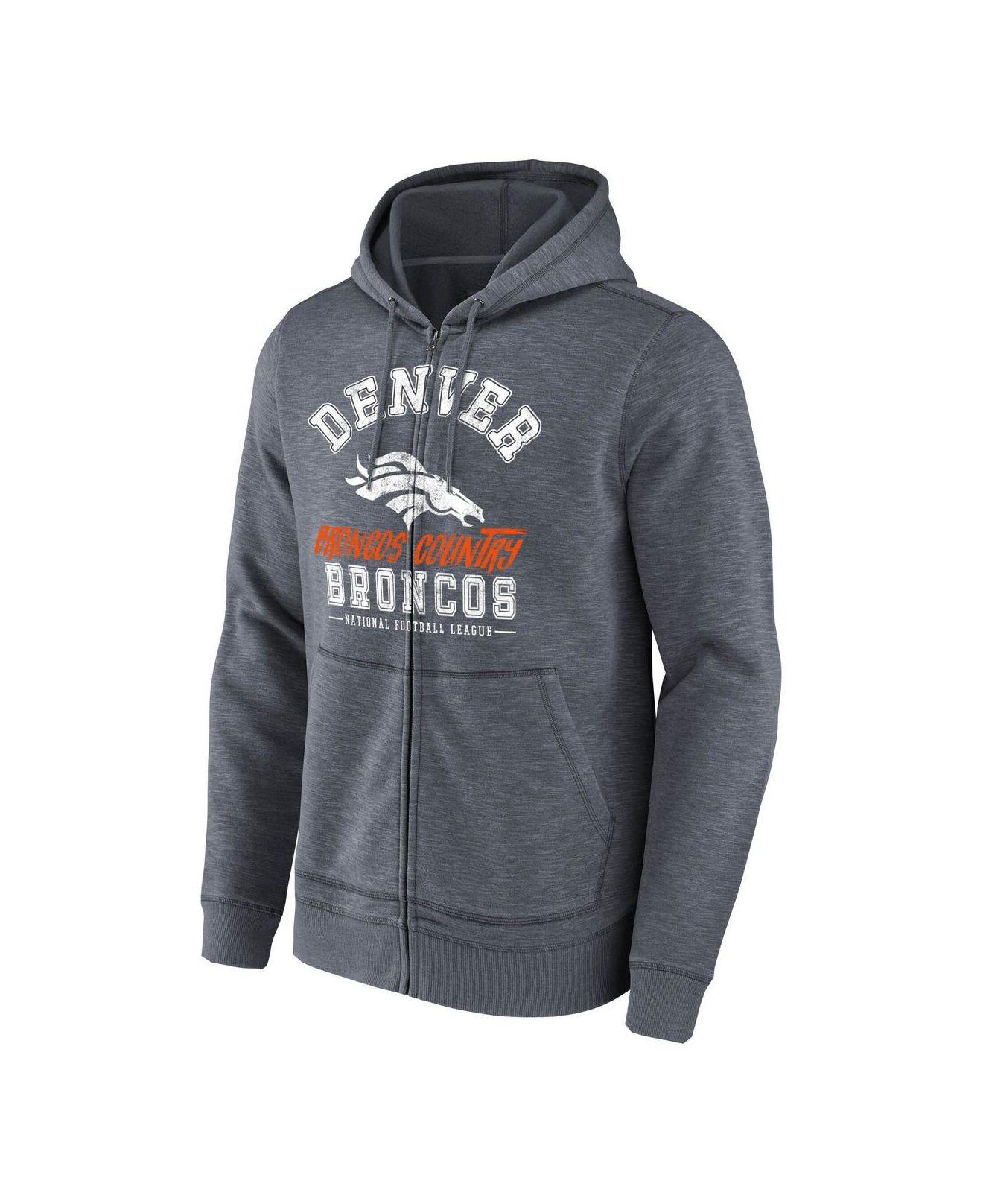 New England Patriots NFL x Darius Rucker Collection by Fanatics Domestic Full-Zip  Hoodie - Heather Gray