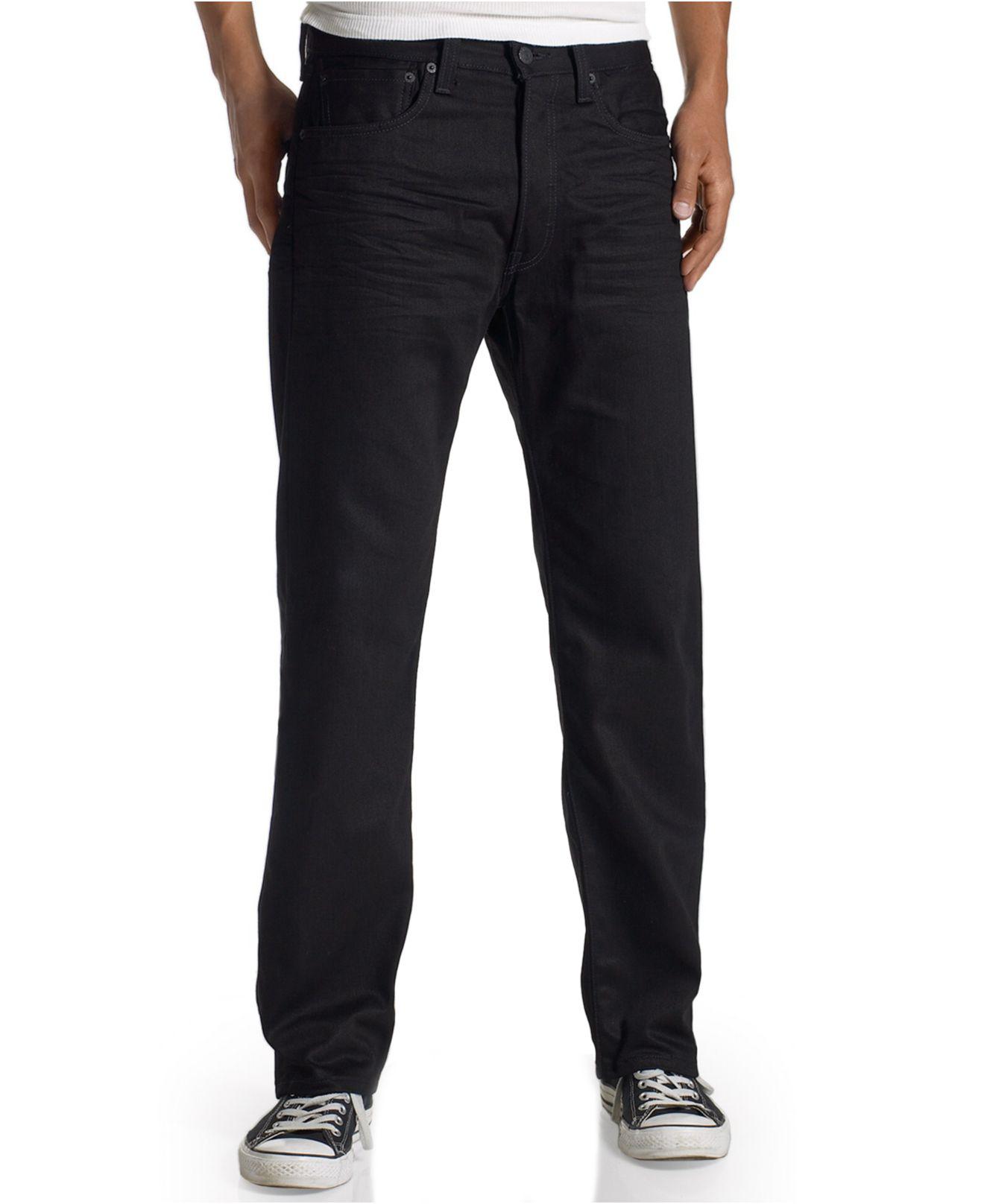 Levi's Denim 501 Original-fit Jeans in Polished Black (Black) for Men ...