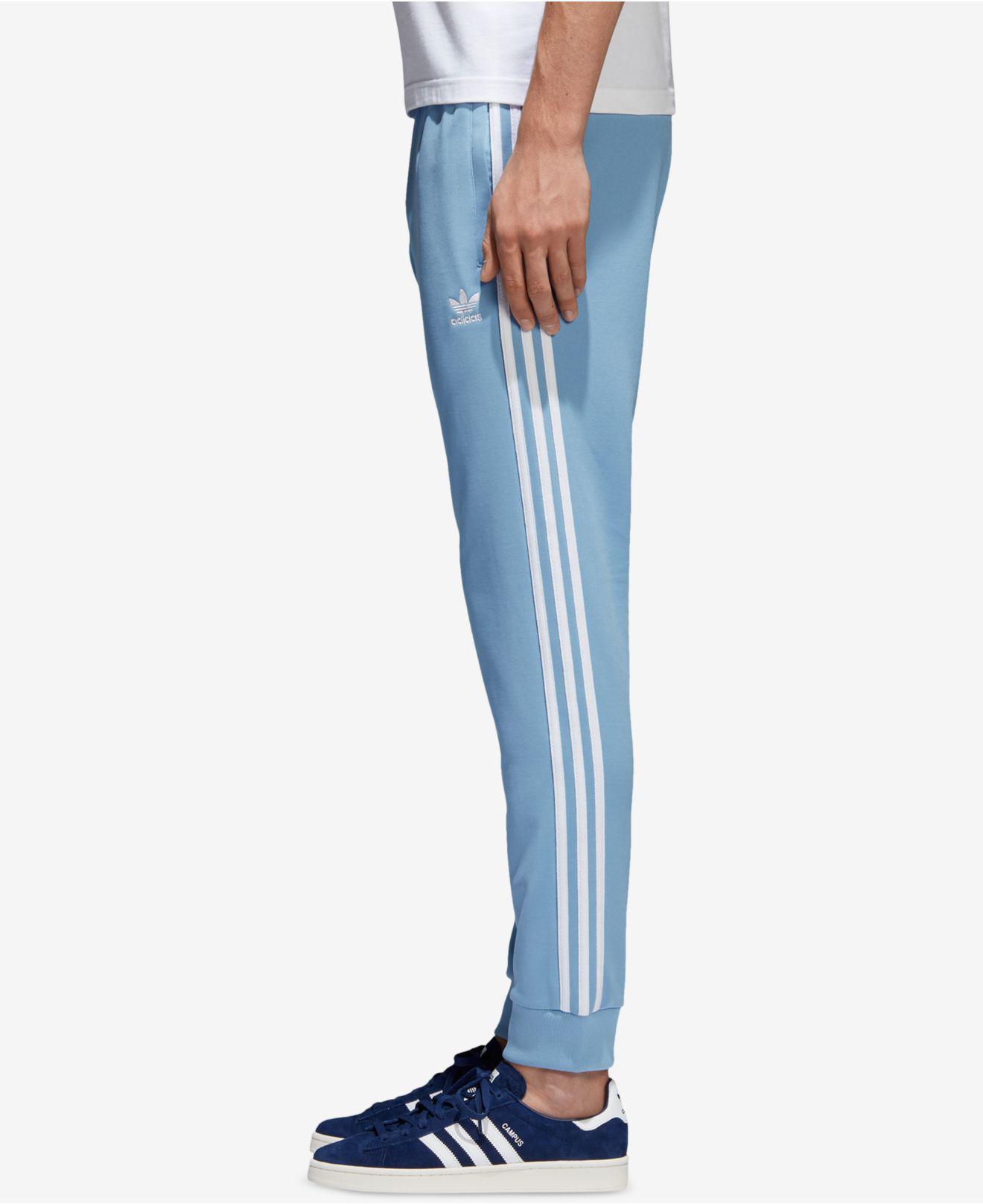 sst track pants blue