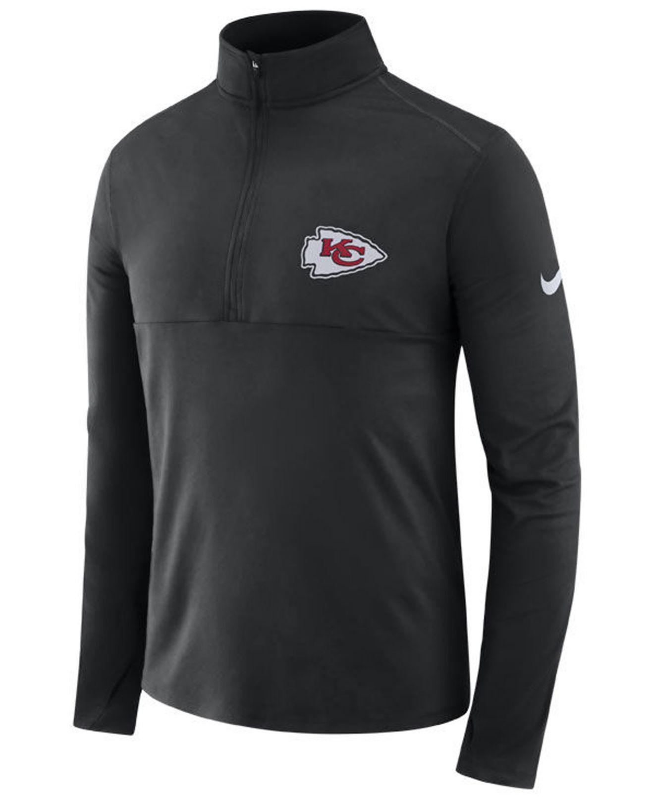 Nike Synthetic Kansas City Chiefs Core Modern Quarter-zip Pullover in ...
