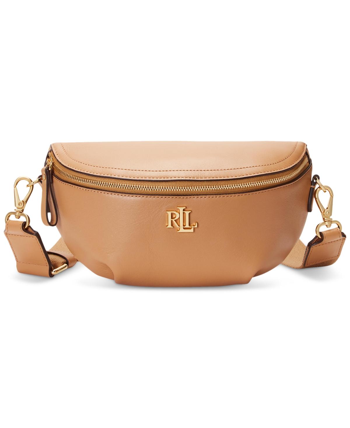 Ralph Lauren Leather Marcy Small Belt Bag in Natural Lyst