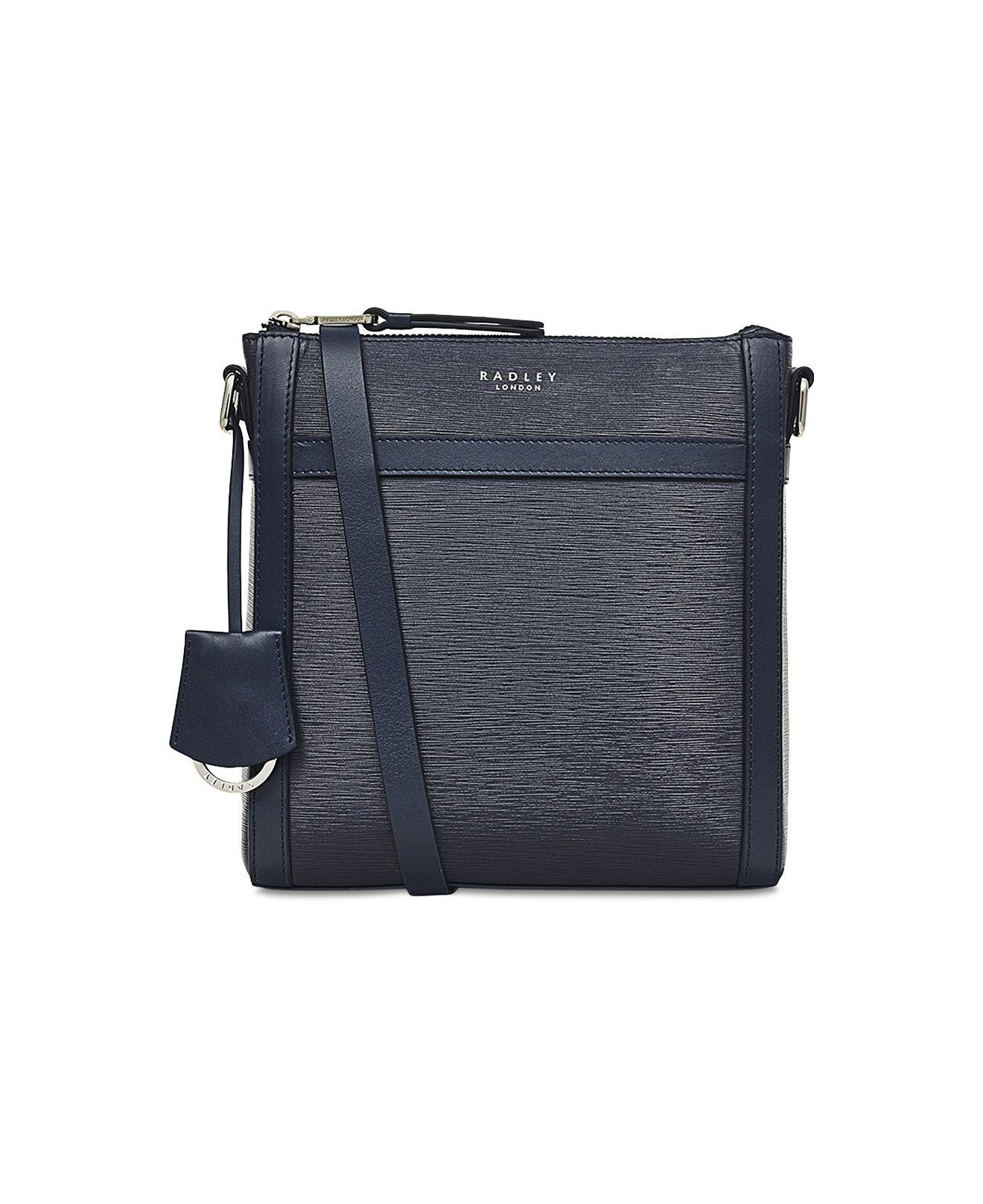 Radley Derby Street Small Ziptop Leather Crossbody in Blue Lyst