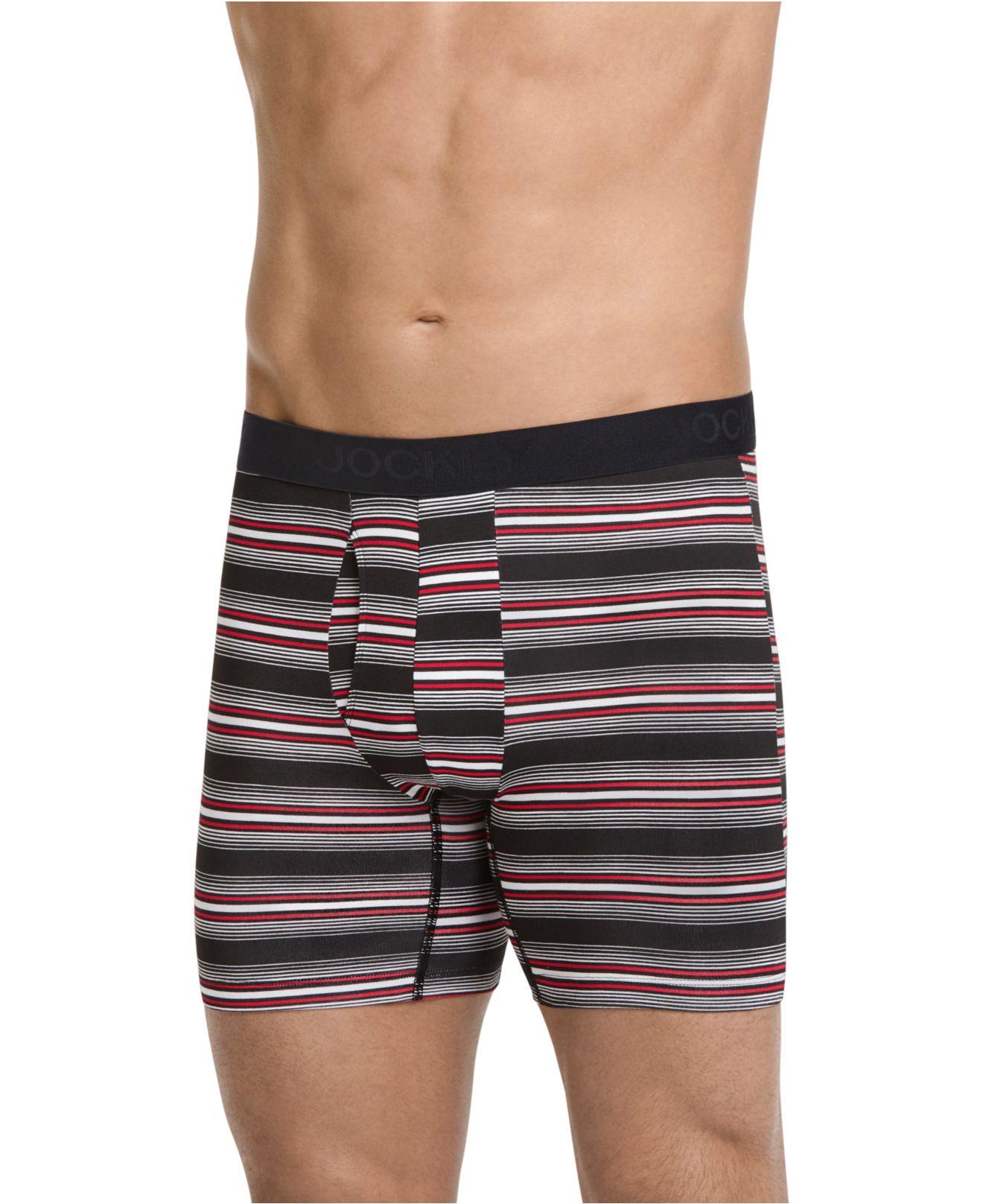 Jockey Flex 365 Cotton Stretch Boxer Brief 4 Pack, Created For Macy's