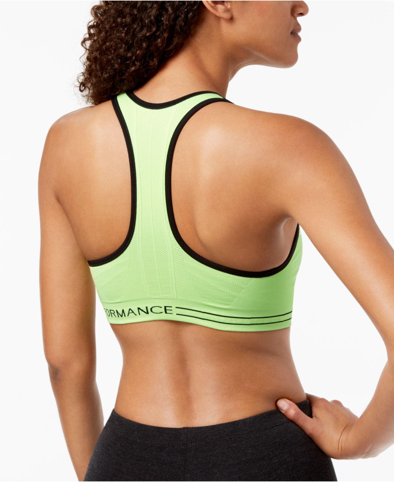 calvin klein performance reversible racerback sports bra