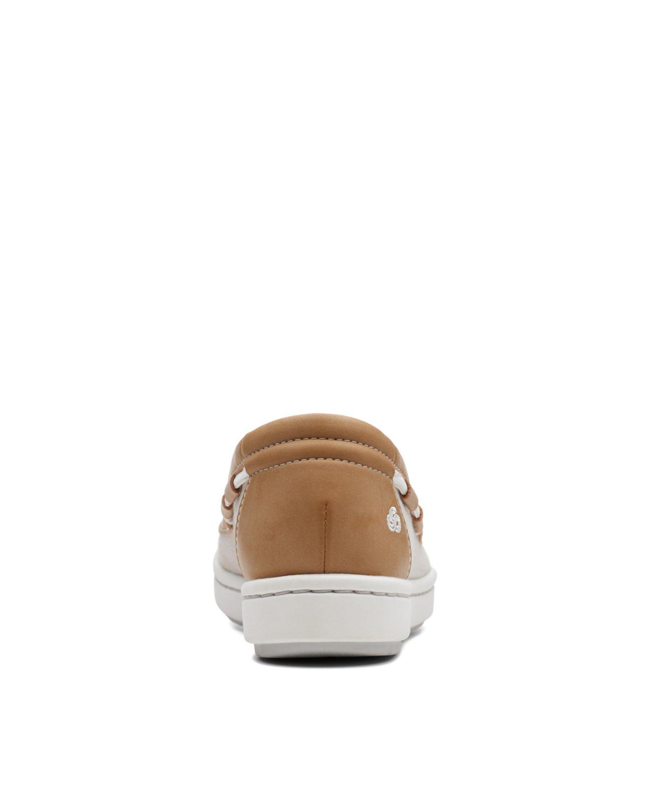 clarks cloudsteppers boat shoes