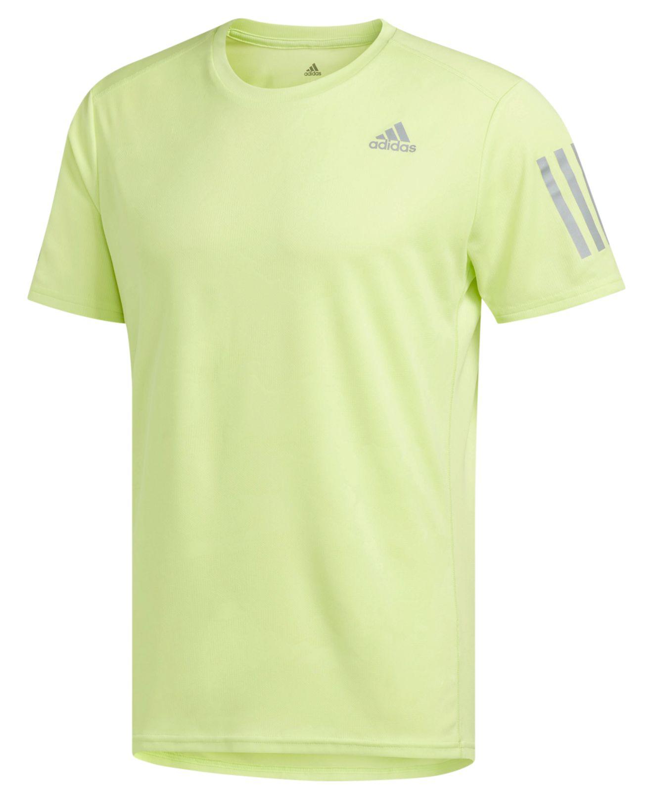 adidas Synthetic Response Climacool® Running T-shirt in Yellow for Men ...