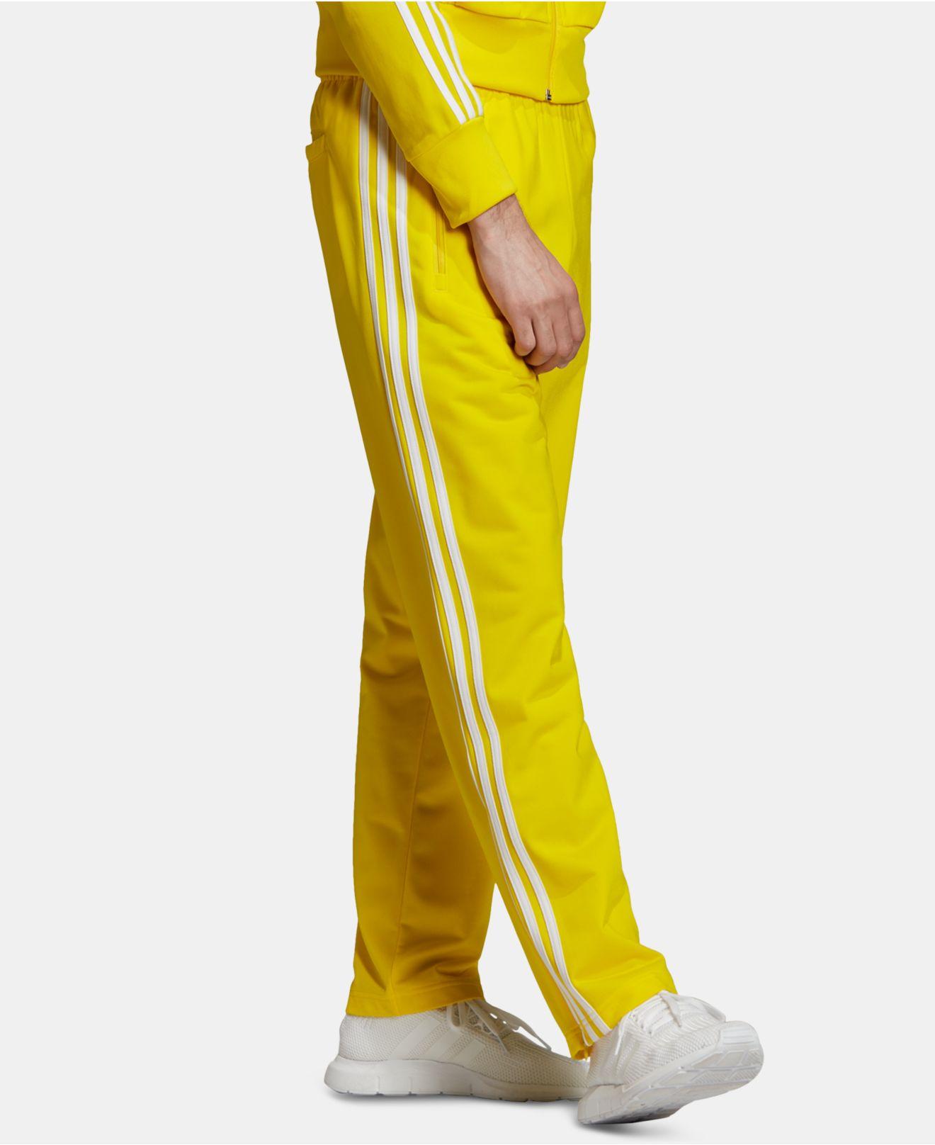 College two weeks seaweed adidas Originals Adicolor Firebird Track Pants in Yellow for Men | Lyst