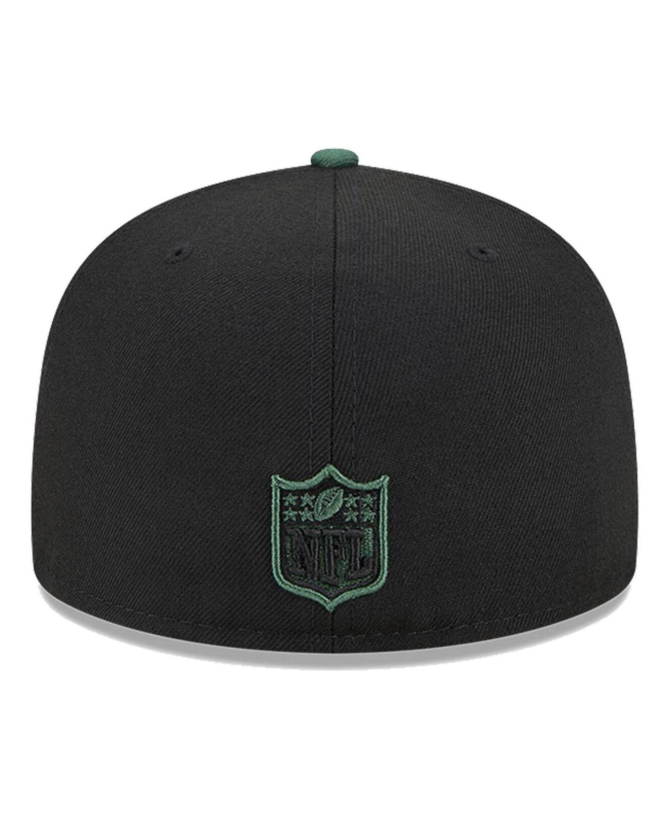 Green Bay Packers New Era 2022 Sideline 59FIFTY Pop Fitted Hat - Black