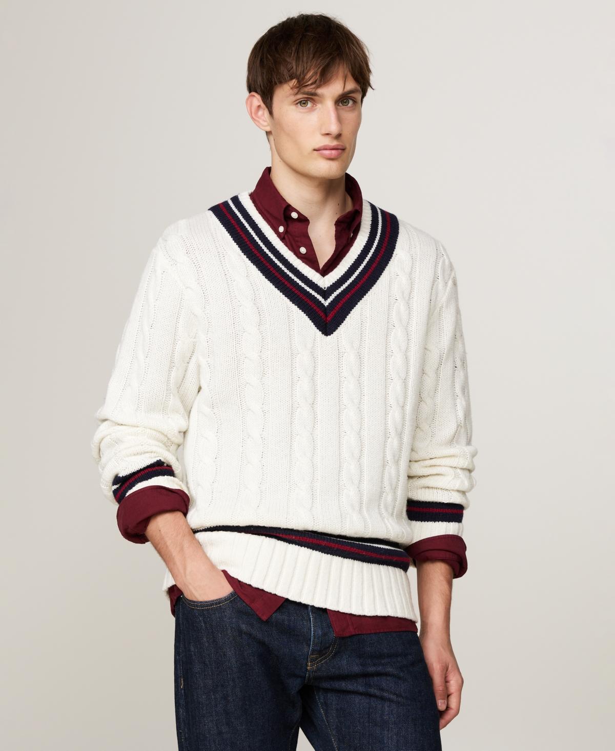 Hilfiger v neck sweater 2025