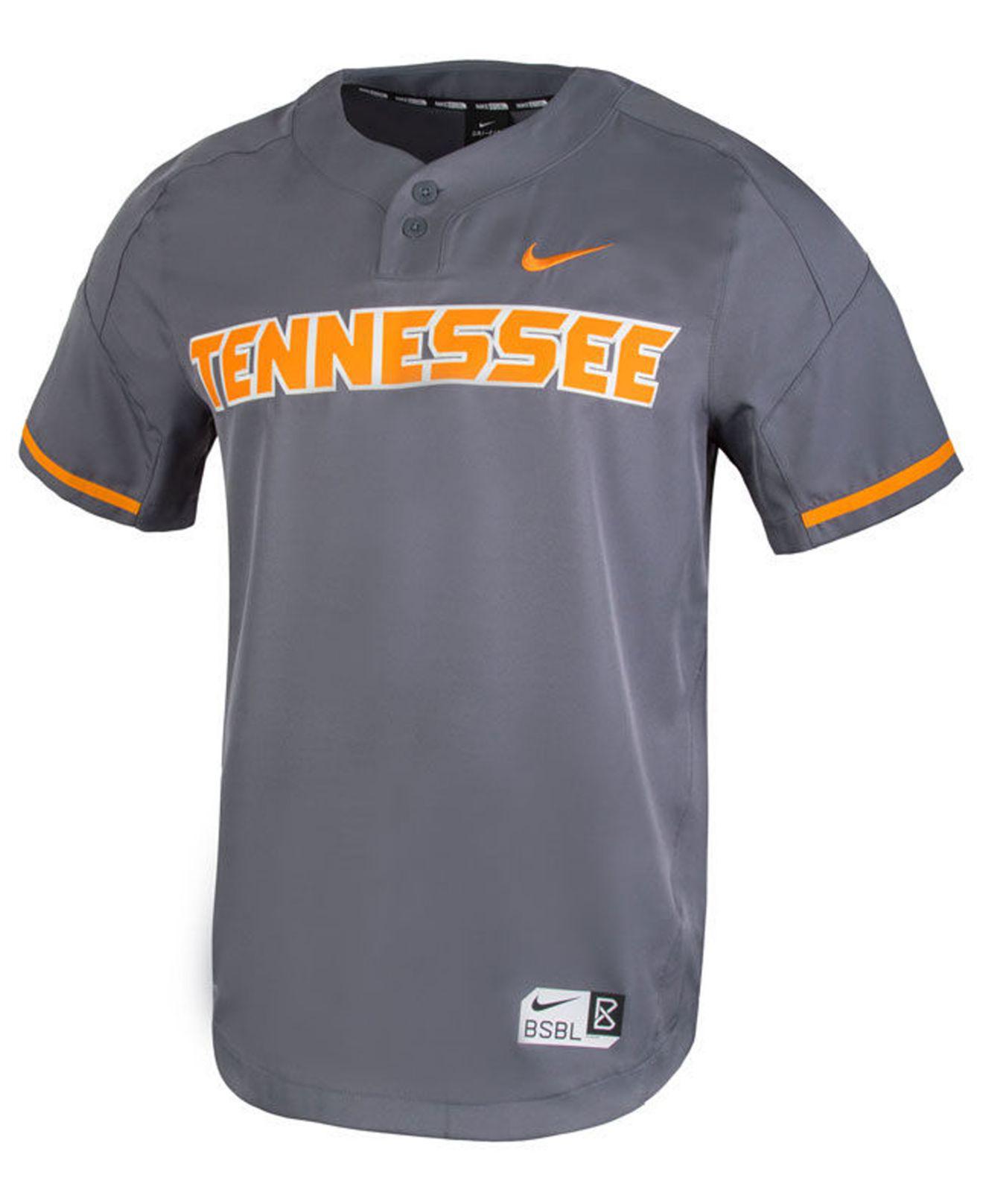 Nike Tennessee Volunteers Replica Baseball Jersey in Gray for Men | Lyst