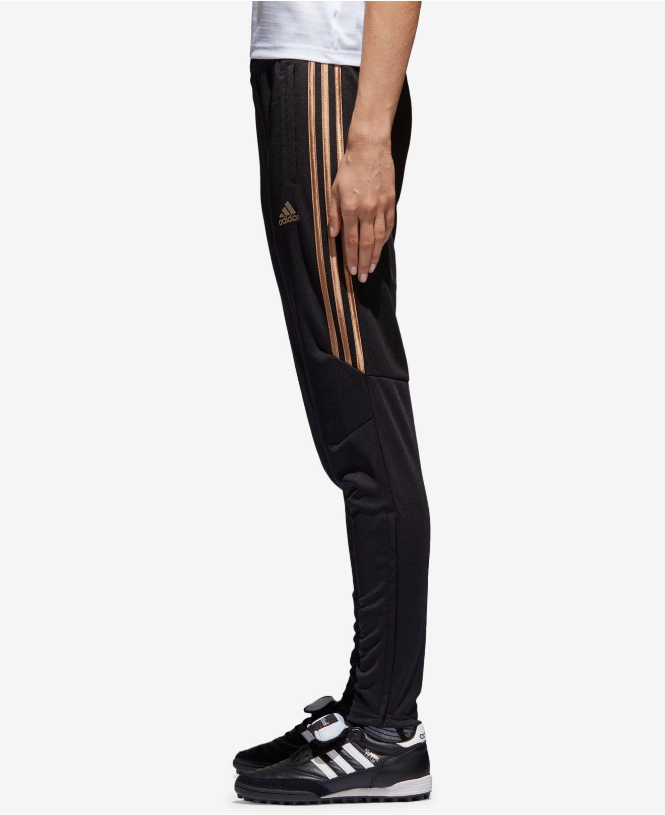 black and gold adidas soccer pants