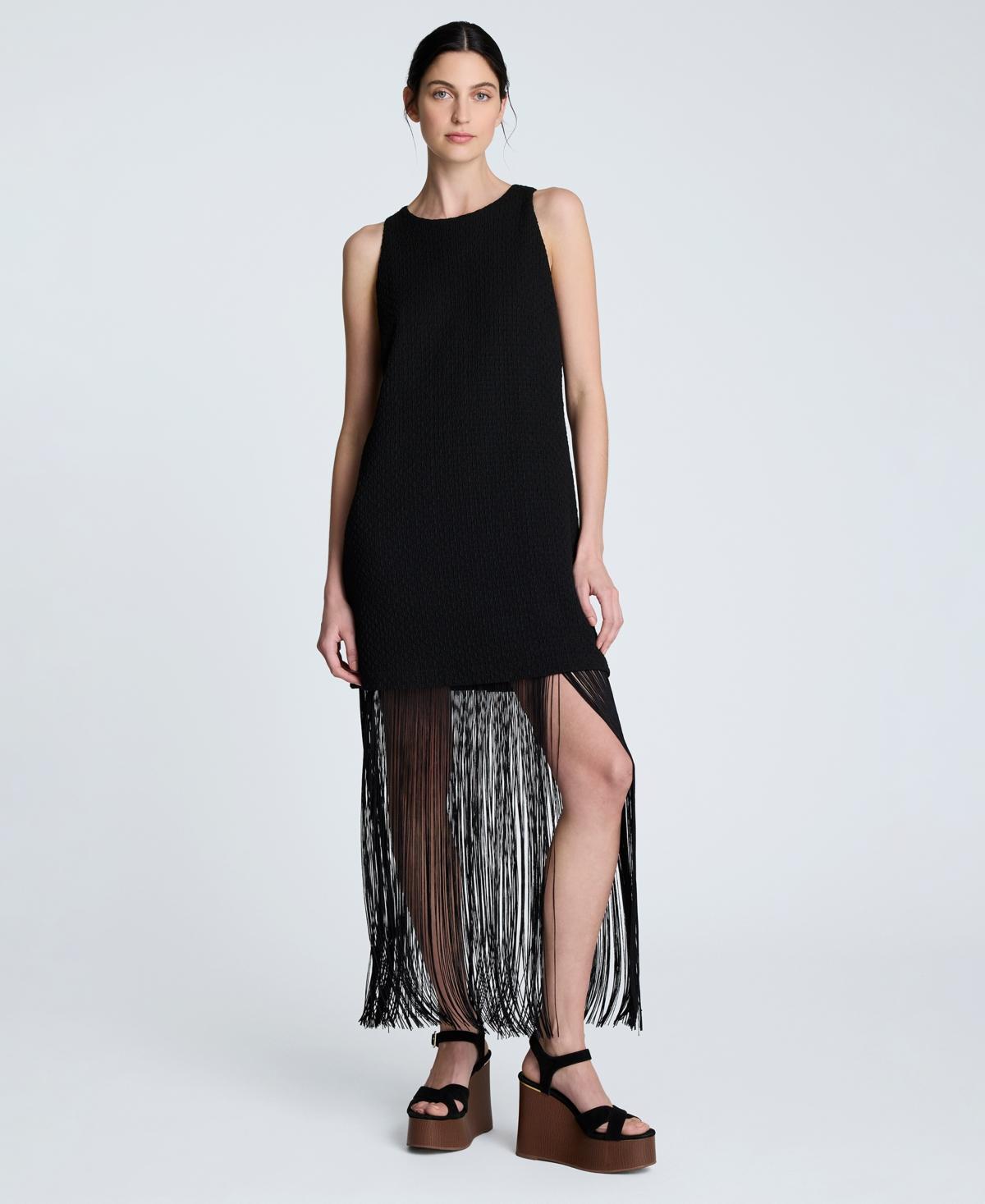 kenneth cole sequin shift dress Kenneth Cole Vegan Metallic Shift Dress Styling Tips