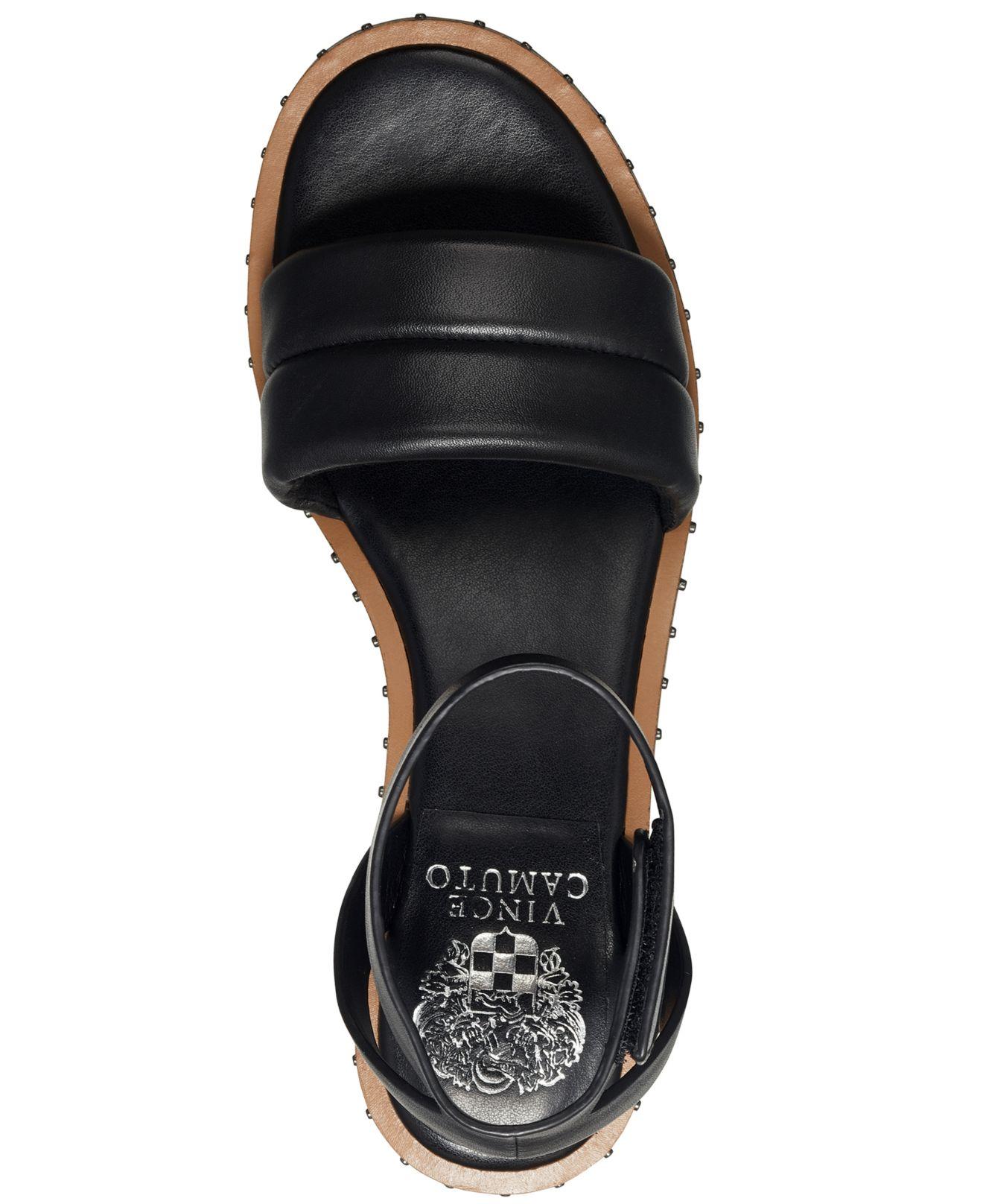 Vince Camuto Mellienda Puffy Sandals, Created For Macy's in Black 