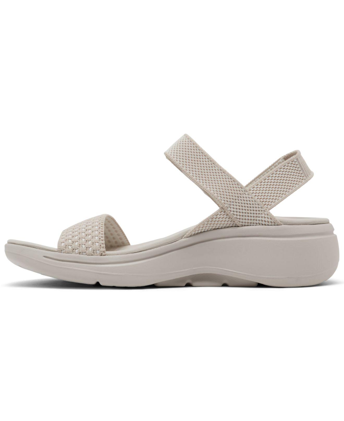 vertrouwen ziekenhuis Afgekeurd Skechers Go Walk Arch Fit Sandal - Polished Sandals From Finish Line in  White | Lyst