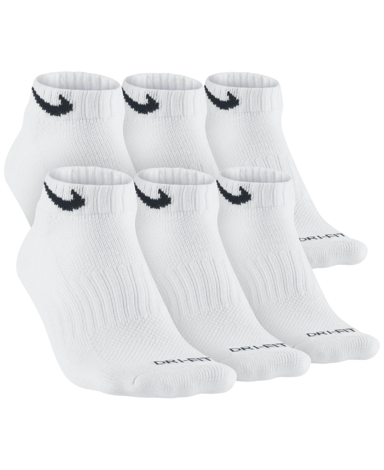 low cut white nike socks