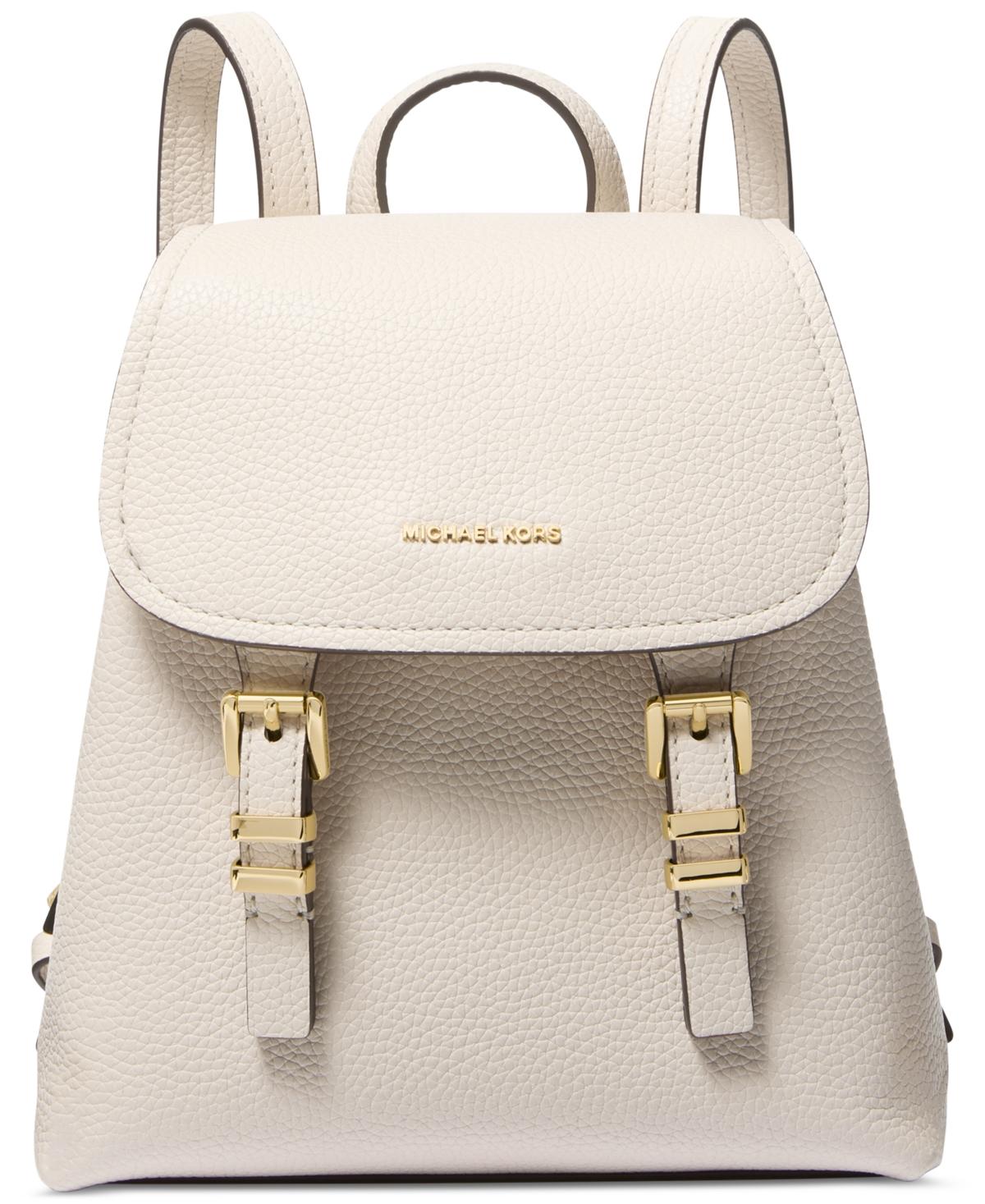Michael Kors Cream Pebbled Leather Mini Backpack with Gold Hardware Michael Kors Mini Backpacks for Women for sale | eBay main image 2