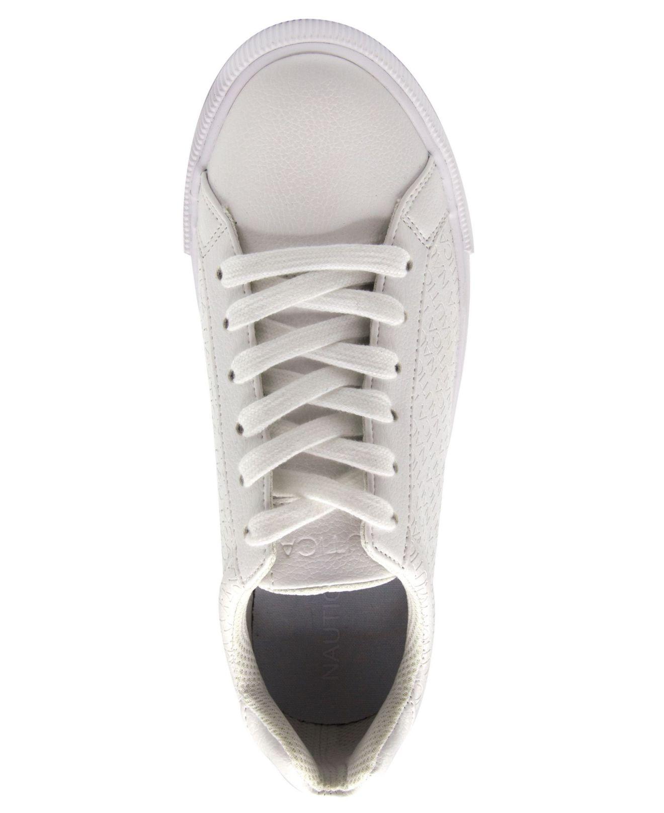 nautica lace up sneakers