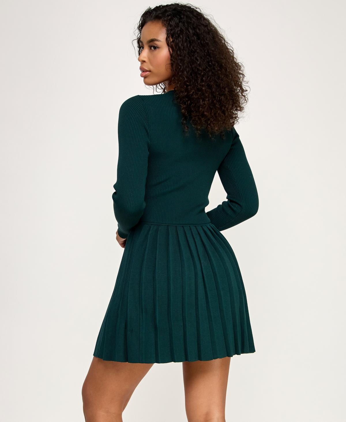 white christmas dresses Bcx Womens Juniors Open Back Mini Bodycon Dress Navy M main image 1