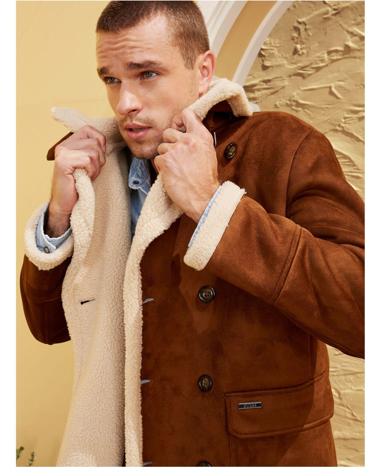 guess shearling