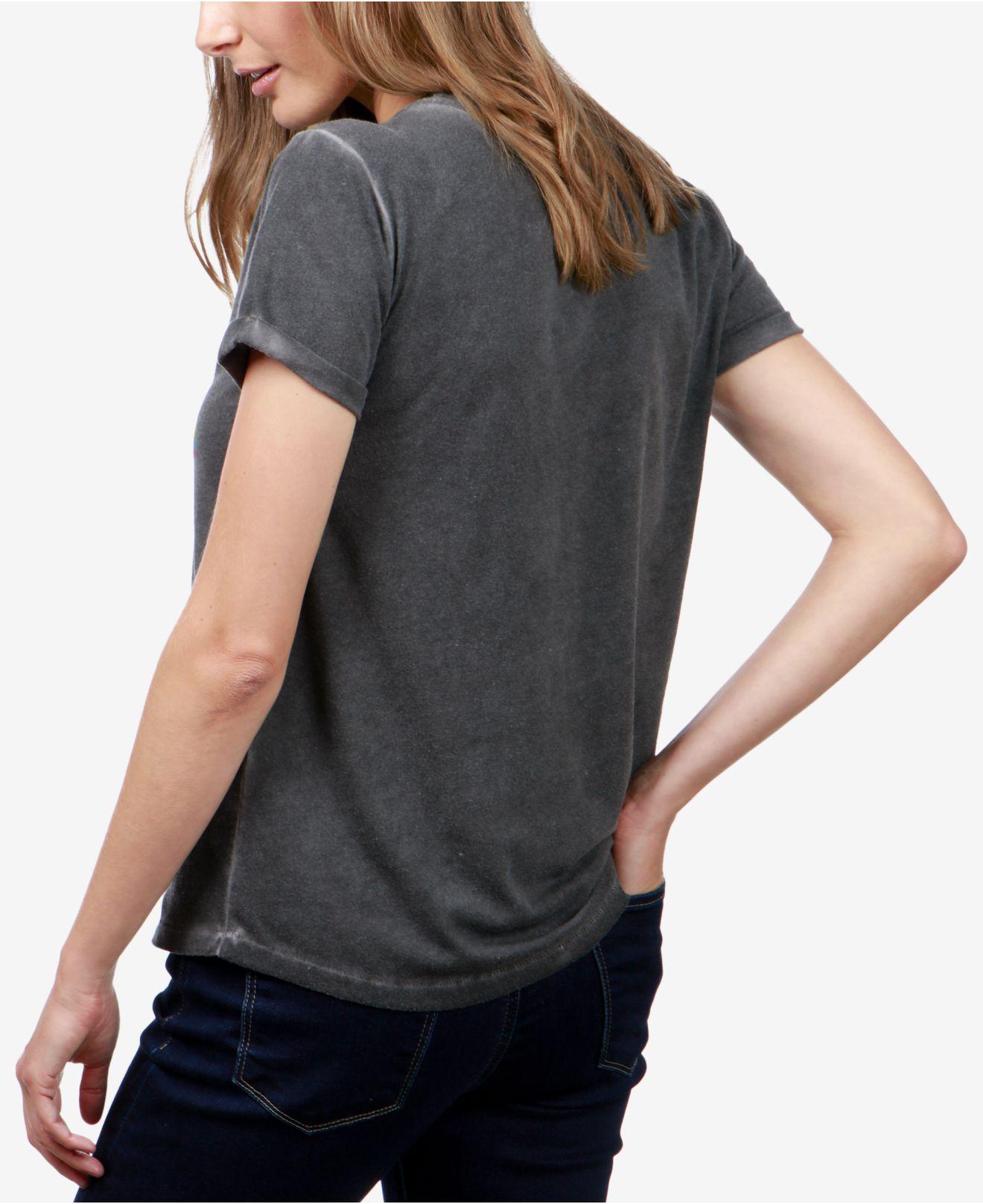 Download Lucky Brand Cotton Pink Floyd Graphic T-shirt in Gray - Lyst