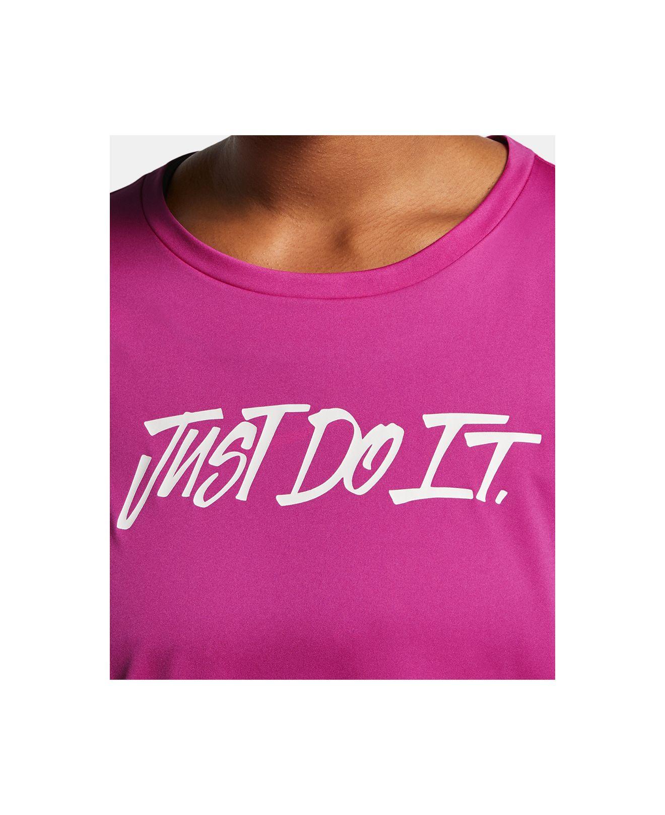 pink nike plus size shirt