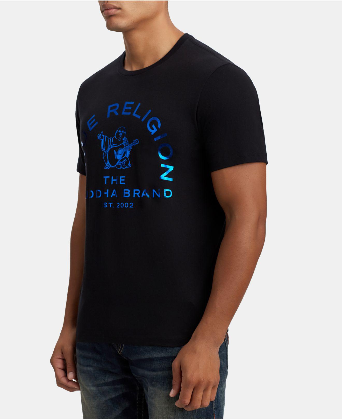 black and blue true religion shirt