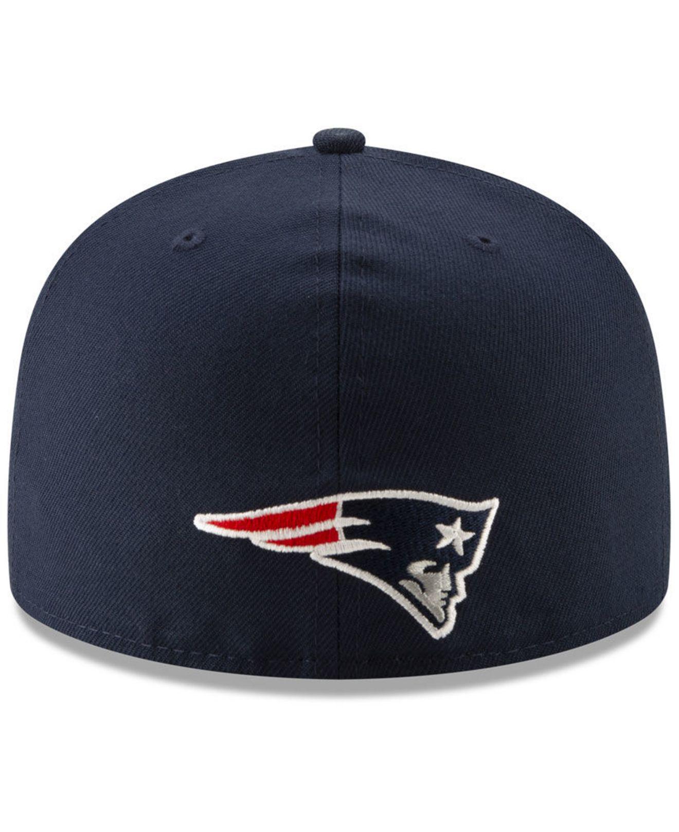 New england patriots new era top nfl logo elements collection 59fifty cap