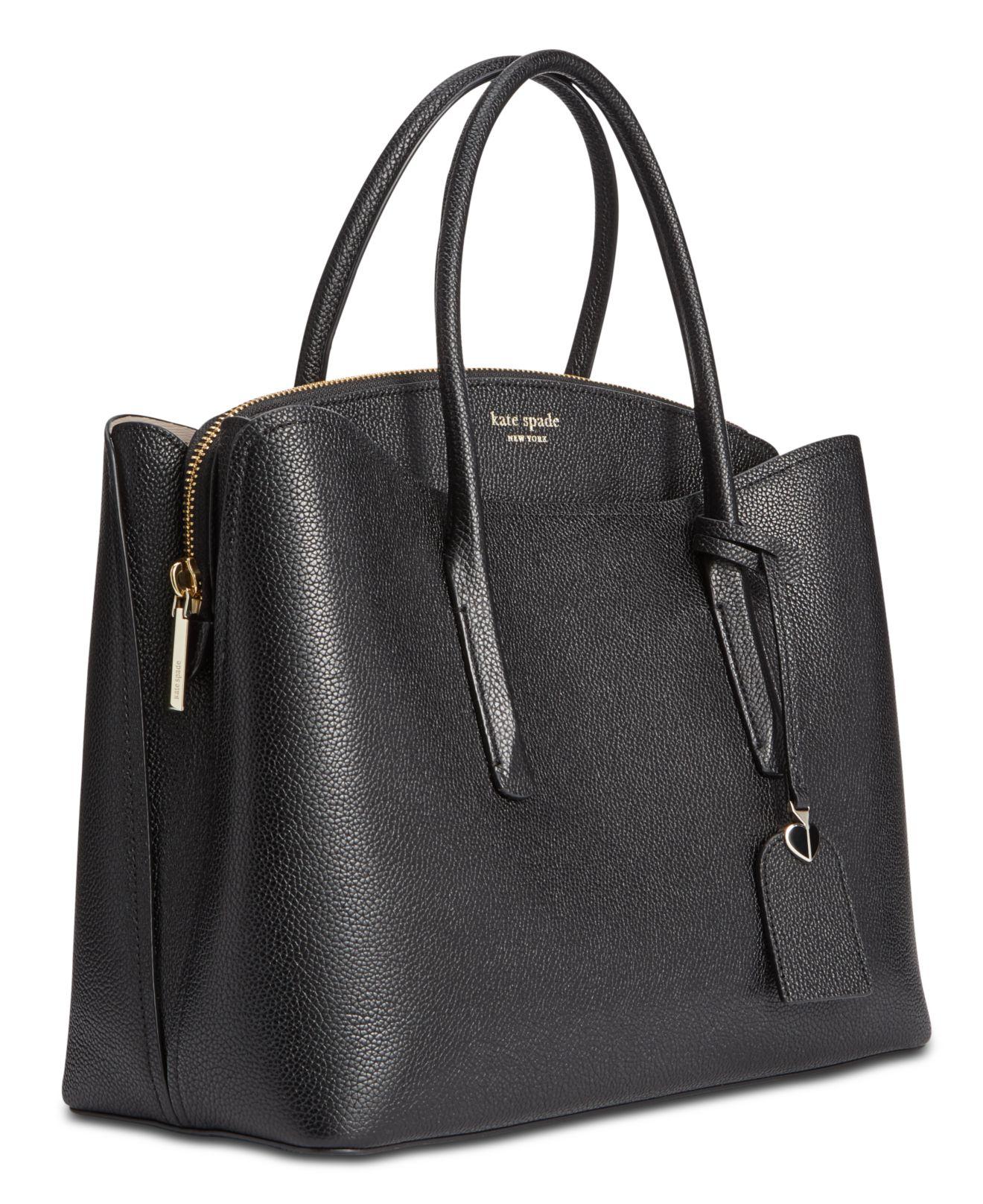 Margaux Large Satchel Bag Kate Spade Margaux Black Kate Spade - Main Image