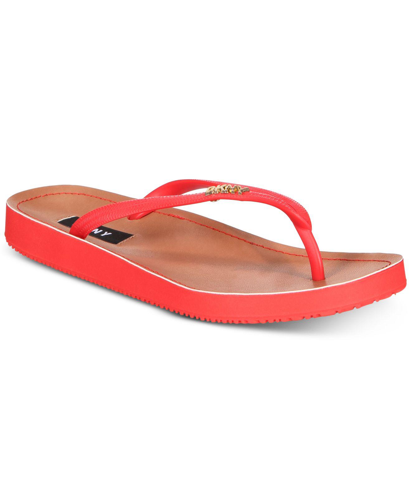dkny madi flip flops