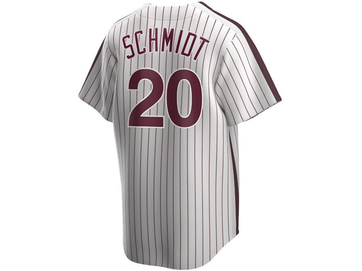 Men's Nike Mike Schmidt White Philadelphia Phillies Home Cooperstown Collection Player Jersey