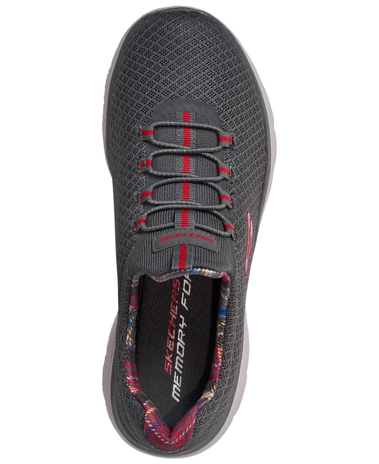 skechers women's summits wide width athletic sneakers from finish line